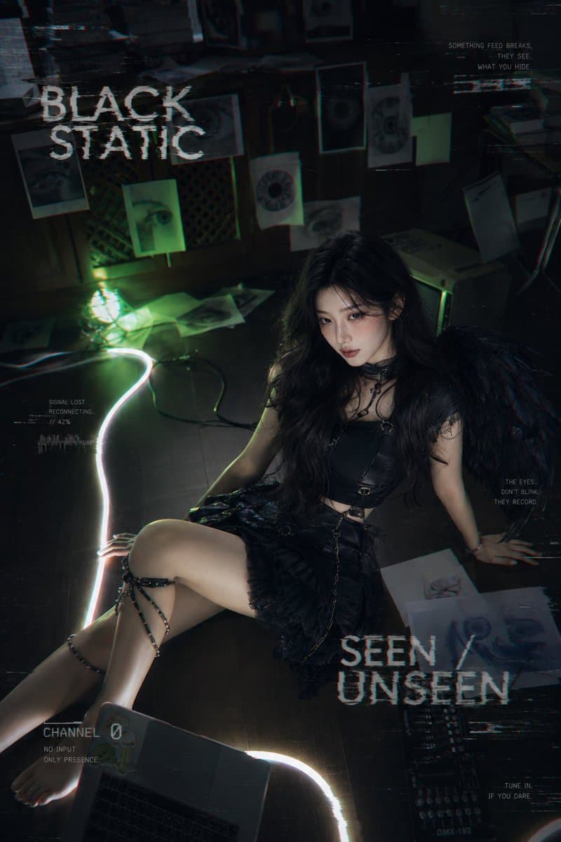 Dark Cyber-Goth Angel Poster - 1 preview image 4