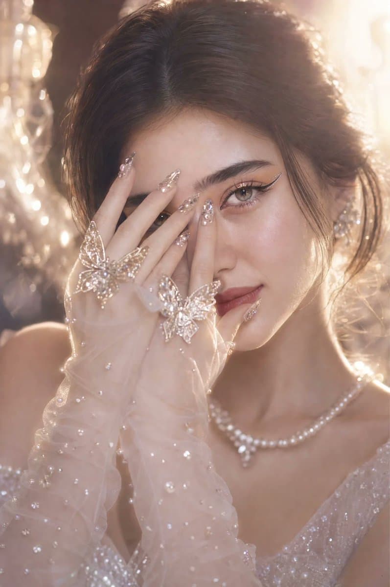 Hyper-Realistic Porcelain Beauty Portrait - 1 preview image 2