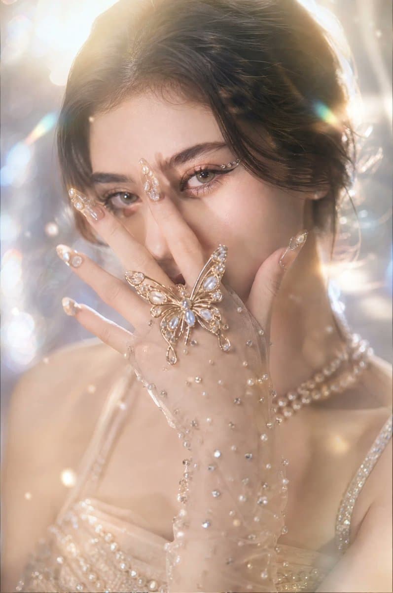Hyper-Realistic Porcelain Beauty Portrait - 1 preview image 3