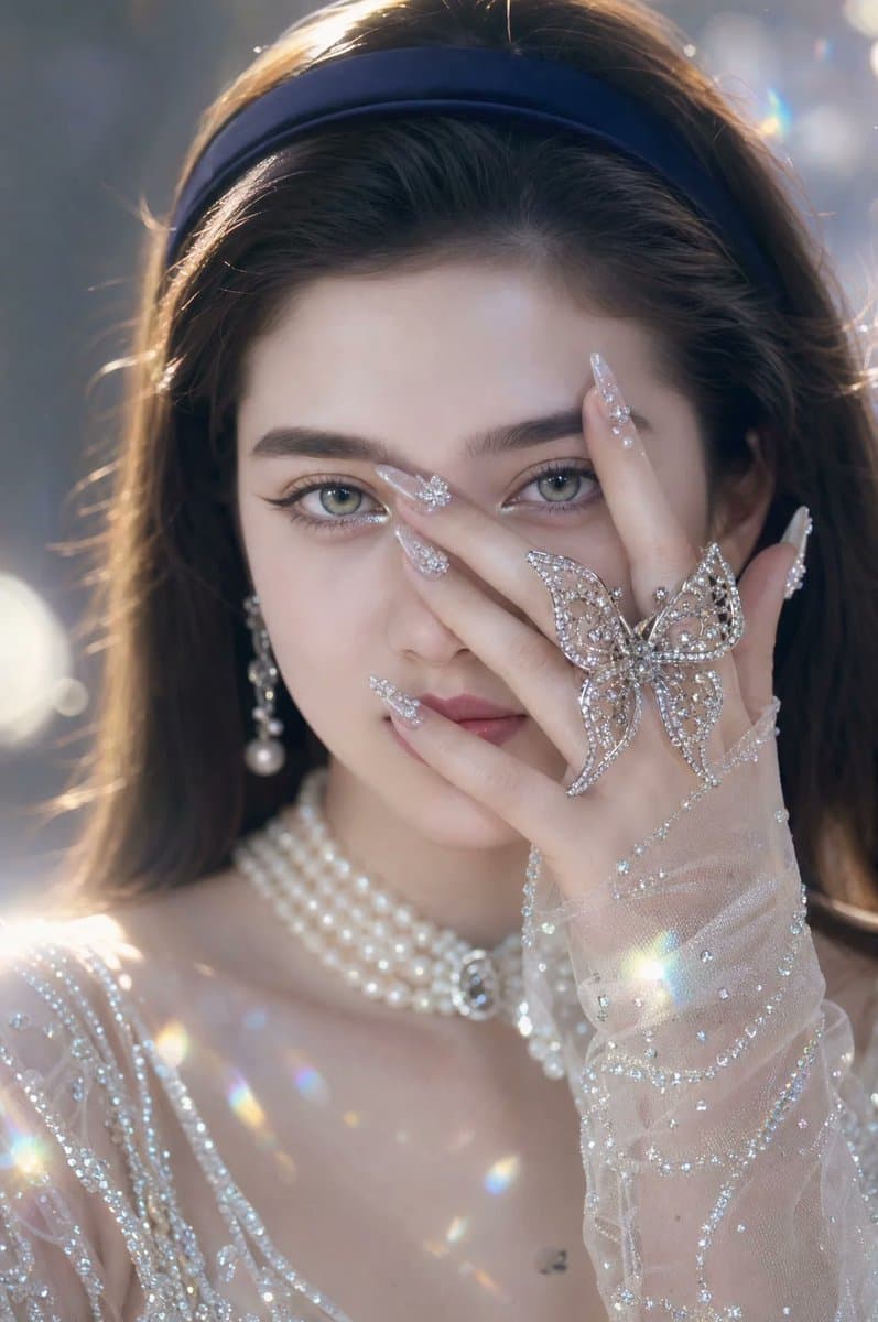 Hyper-Realistic Porcelain Beauty Portrait - 1 preview image 4
