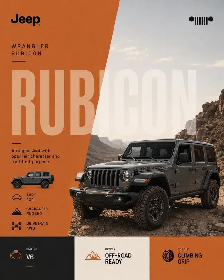 Minimalist Automotive Editorial Poster preview image 3