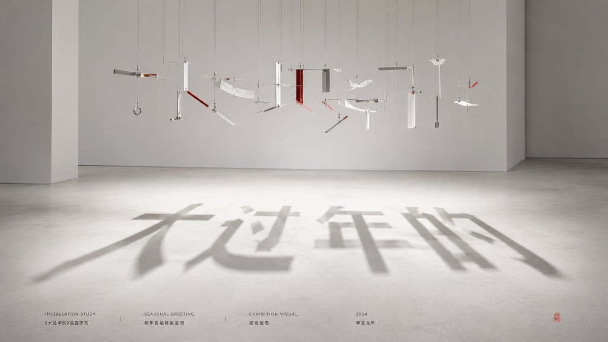 Shadow Text Installation Art - 1 preview image 2