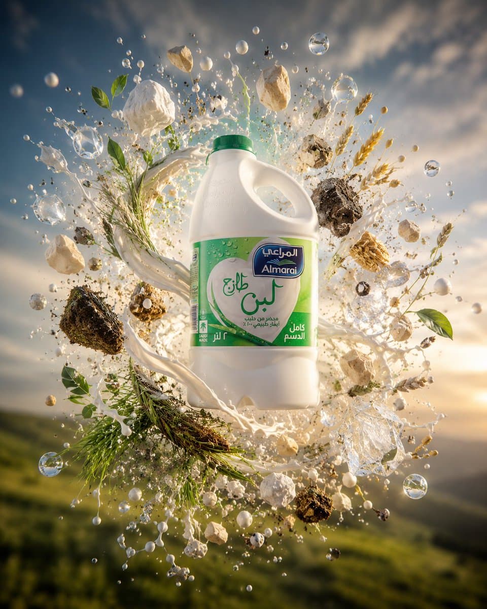 Floating Almarai Milk Splash Ad preview image 1
