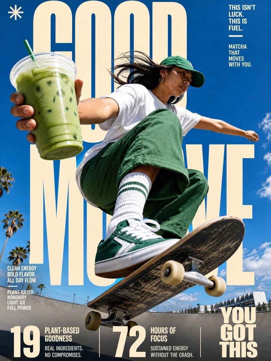 High-End Layered Editorial Action Poster - 1 preview image 1