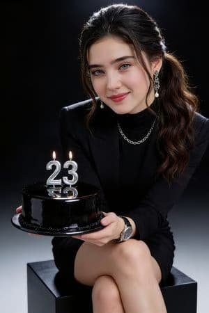 Elegant 23rd Birthday Studio Portrait preview image 2