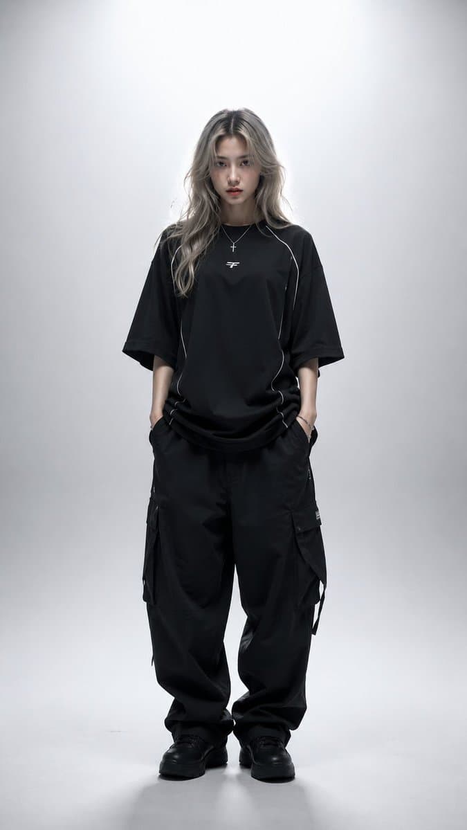 High-Fashion Editorial Studio Portrait - 1 preview image 1