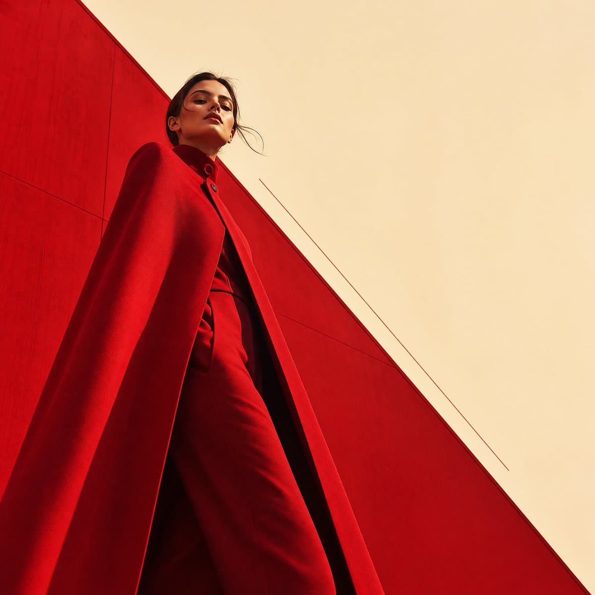 Geometric High-Fashion Editorial Portrait - 1 preview image 3