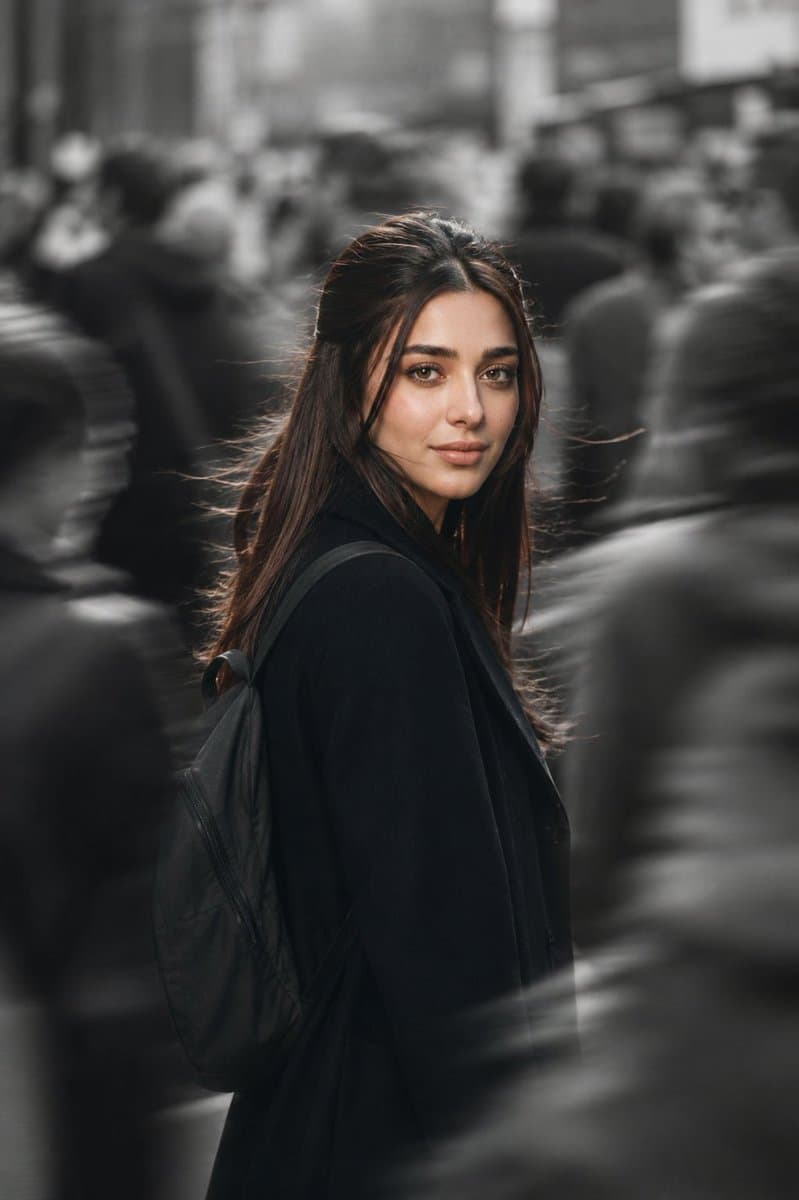 Cinematic City Motion Blur Portrait - 1 preview image 1