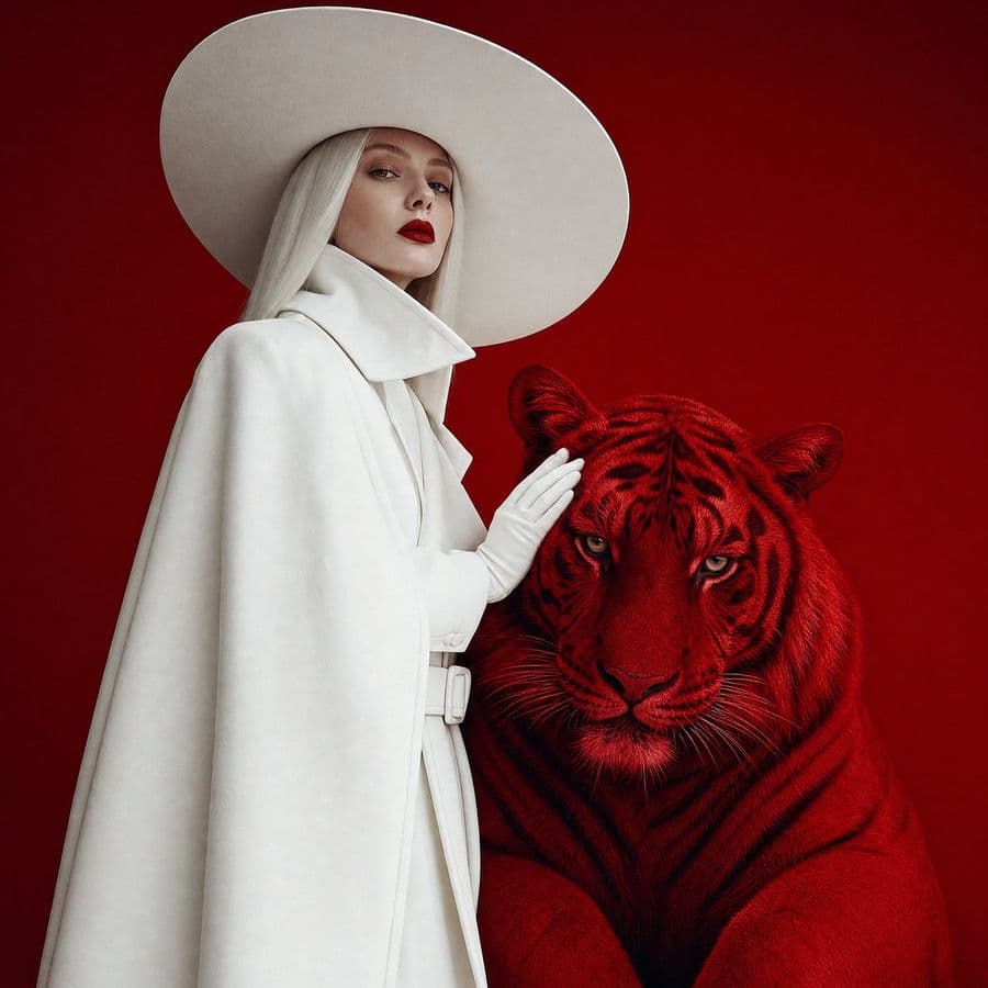 Crimson Tiger Fashion Editorial - 1 preview image 5