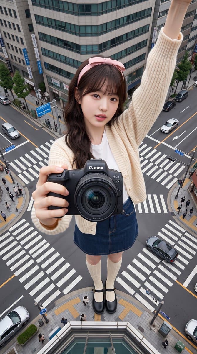 Giant Forced Perspective City Selfie - 1 preview image 1