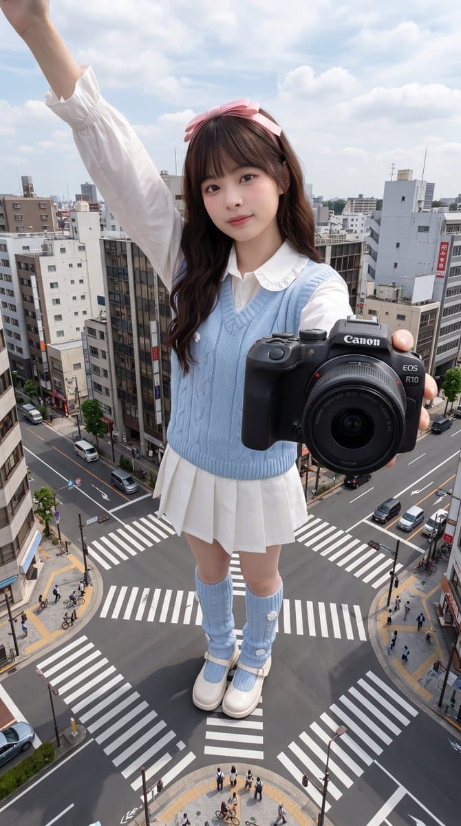 Giant Forced Perspective City Selfie - 1 preview image 2