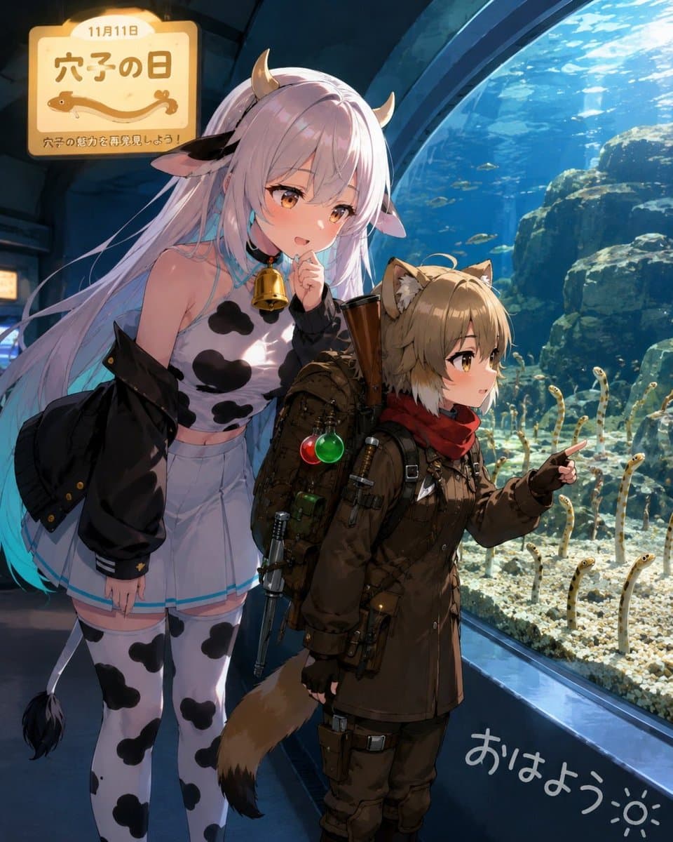 Anime Aquarium Garden Eel Day preview image 1