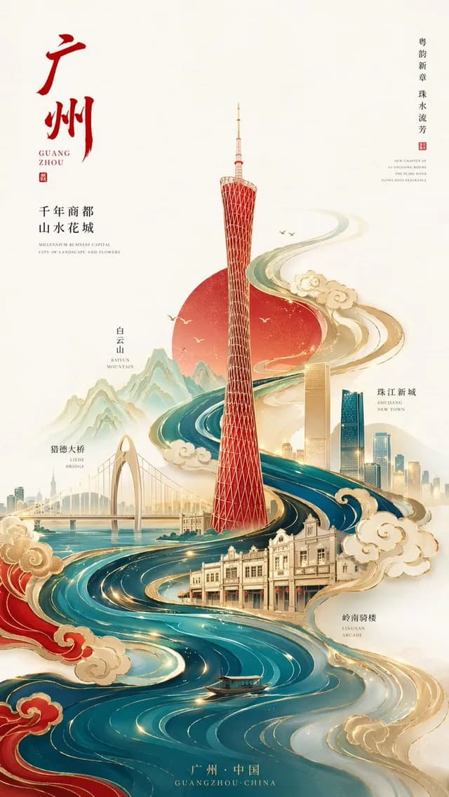 Minimalist City Poster Prompt preview image 1
