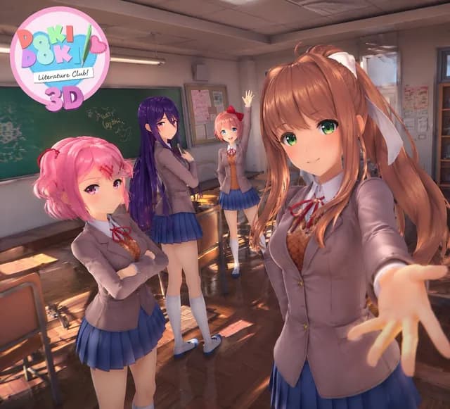 3D Anime Visual Novel Game Cover preview image 1