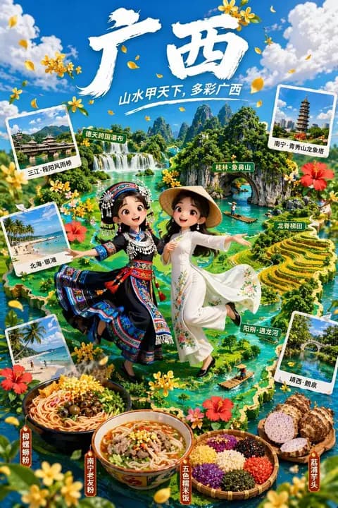3D Animated Tourism Infographic Poster preview image 1