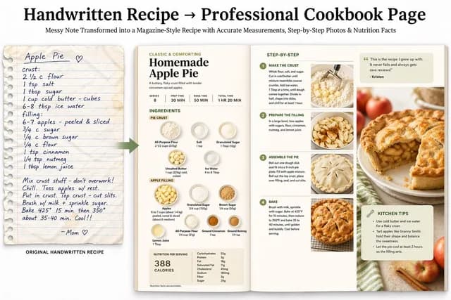 Professional Cookbook Layout Generator preview image 1