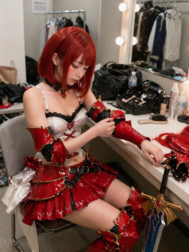Backstage Cosplayer Portrait preview image 1