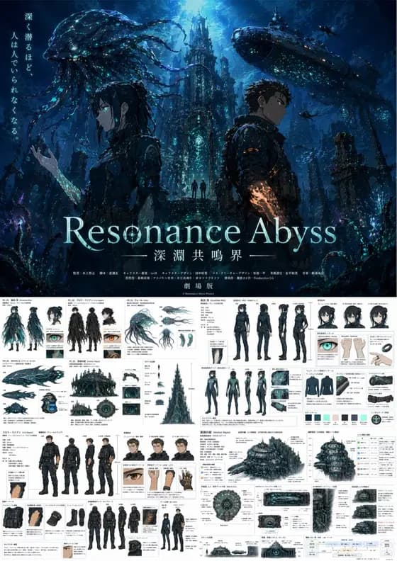 Anime Poster & Concept Art Sheet preview image 1