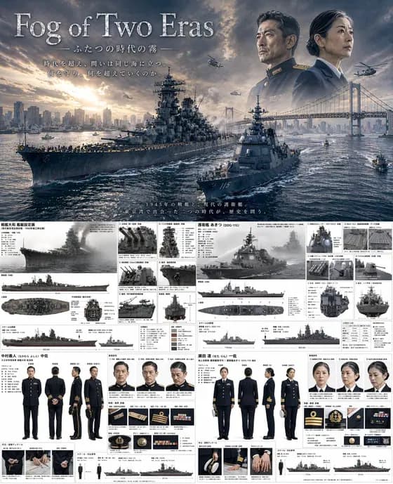 Dual-Era Naval Drama Poster & Spec Sheet preview image 1