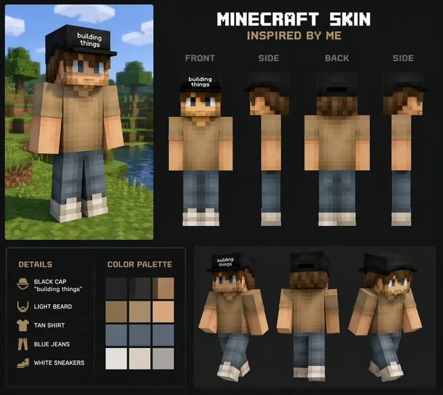 Personalized Minecraft Skin Prompt preview image 1