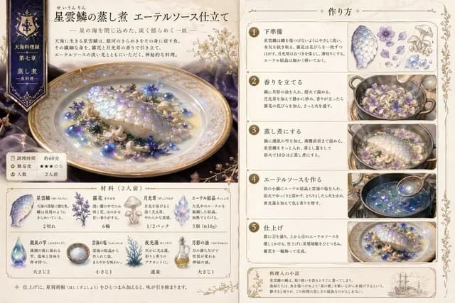 Fantasy Recipe Illustration preview image 1