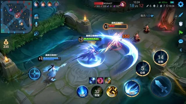 MOBA Game Combat Scene preview image 1