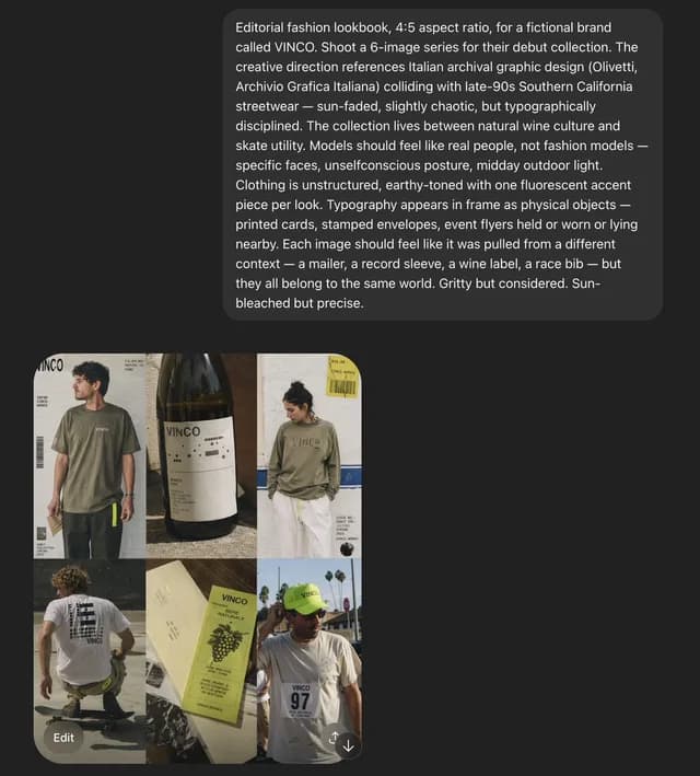 VINCO Editorial Moodboard Screenshot preview image 1