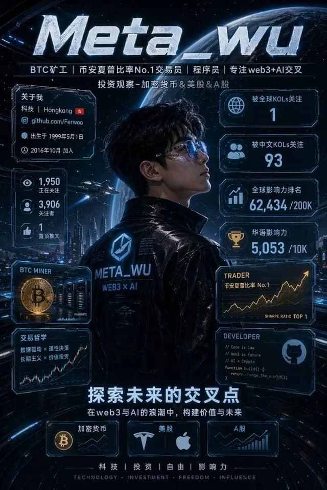 Cyberpunk Web3 AI Profile Poster preview image 1