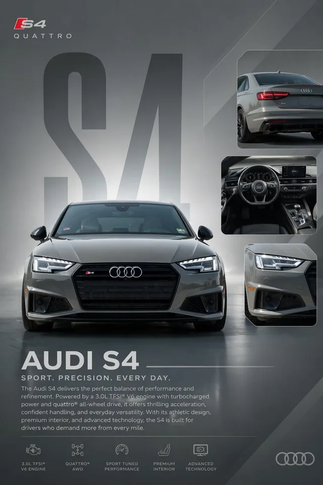 Audi S4 Promotional Poster preview image 1