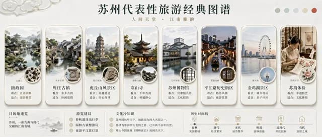 Suzhou Classic Travel Infographic preview image 1