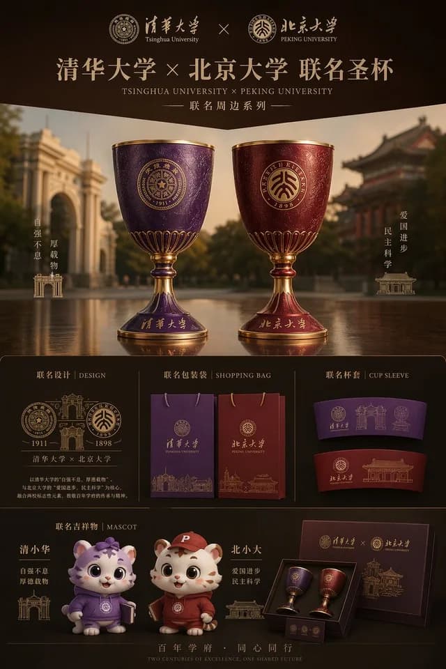 Luxury University Co-Branded Gift Poster preview image 1