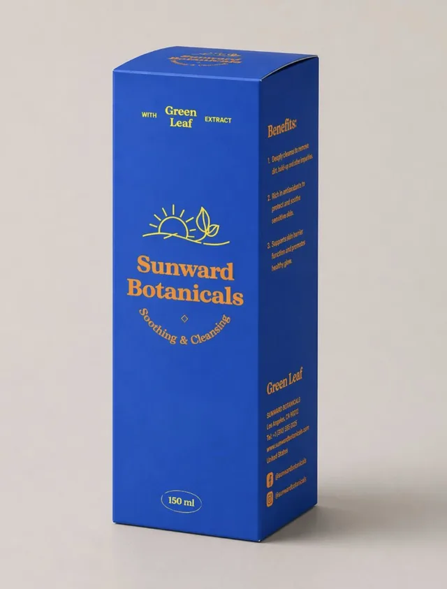 3D Product Box Dieline Visualization preview image 1