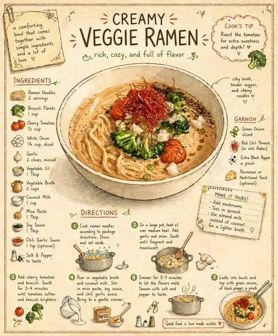 Vintage Cookbook Illustration preview image 1