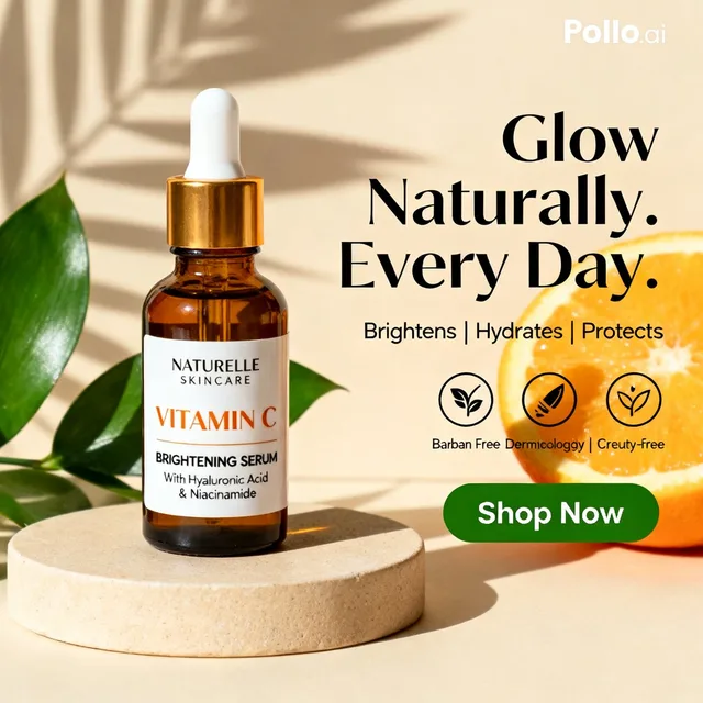 Vitamin C Skincare Ad preview image 1