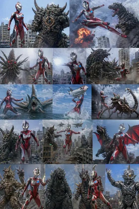 Ultra Woman Kaiju Battle Variations preview image 1