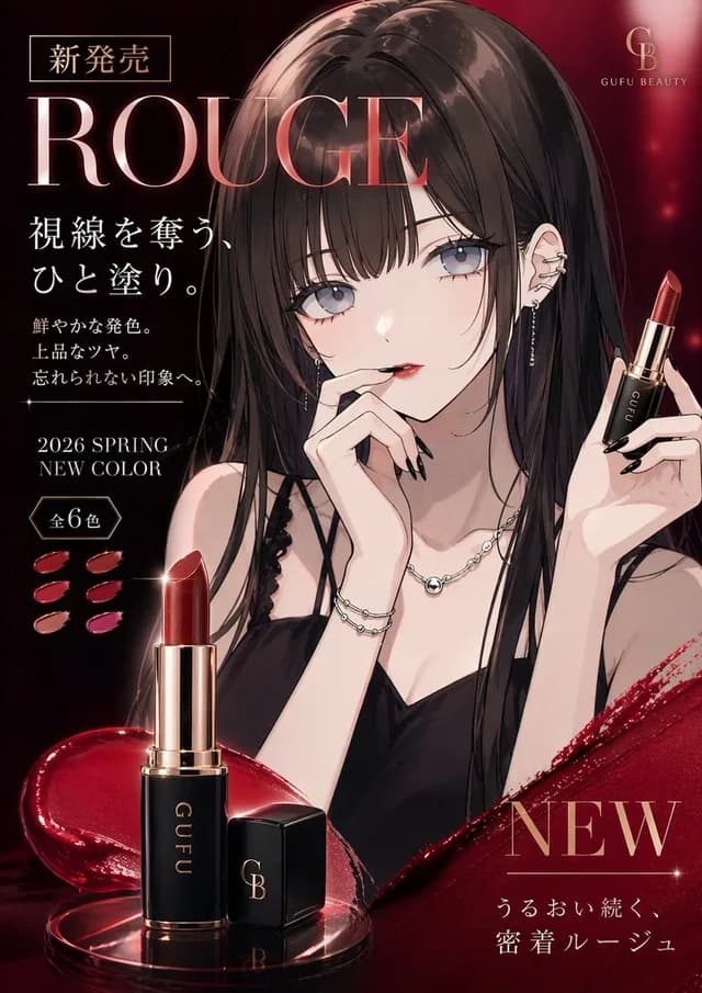 Luxury Lipstick Ad Transformation preview image 1