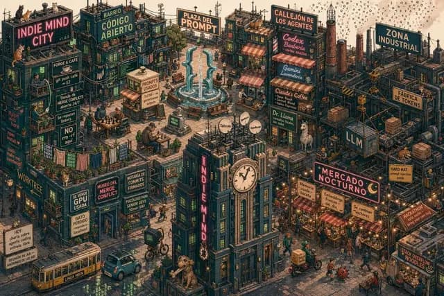 Indie Mind City Isometric Tech District preview image 1