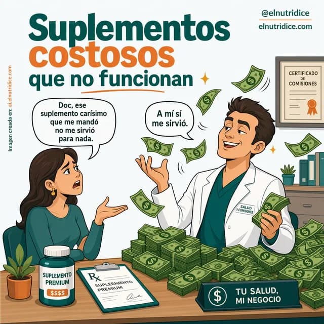 Satirical Expensive Supplements Cartoon preview image 1