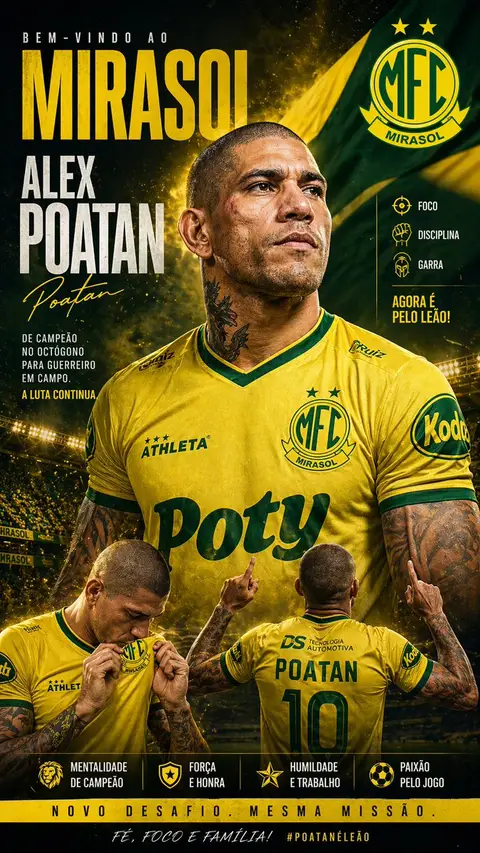 Mirassol FC Signing Announcement Poster preview image 1