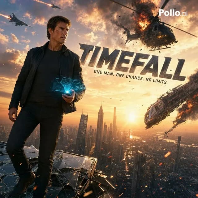 Cinematic Sci-Fi Action Poster preview image 1