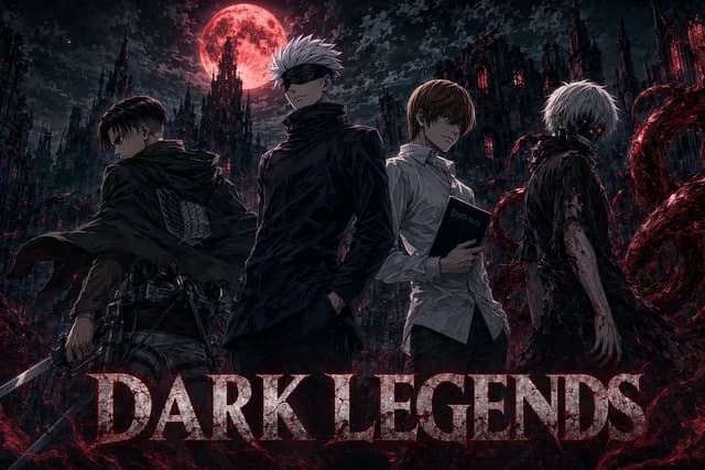 Dark Anime Legends Poster preview image 1