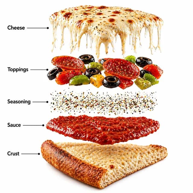 Pizza Food Photography and Infographic preview image 1
