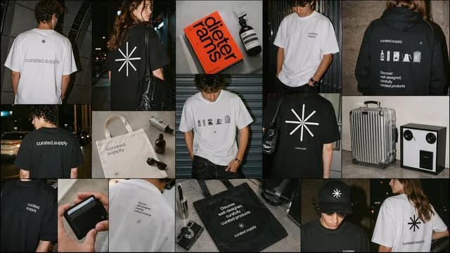 Minimal Streetwear Merch Moodboard preview image 1