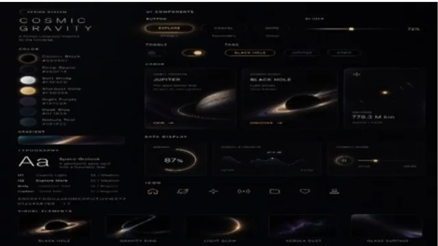 Cosmic Gravity Glass UI System preview image 1