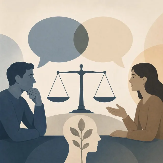 Cross-Strait Dialogue Editorial Illustration preview image 1