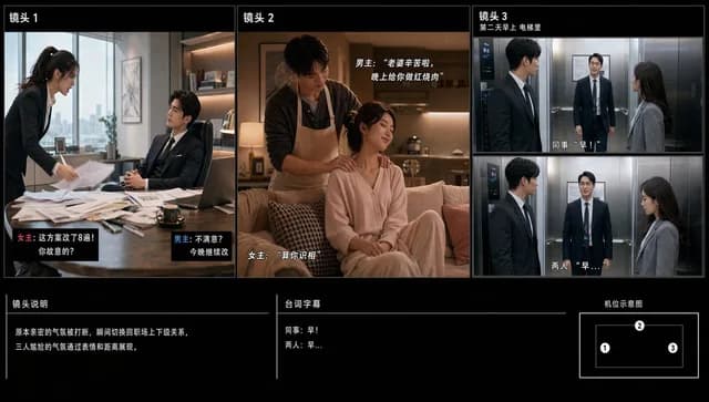 Chinese Drama Storyboard Sheet preview image 1