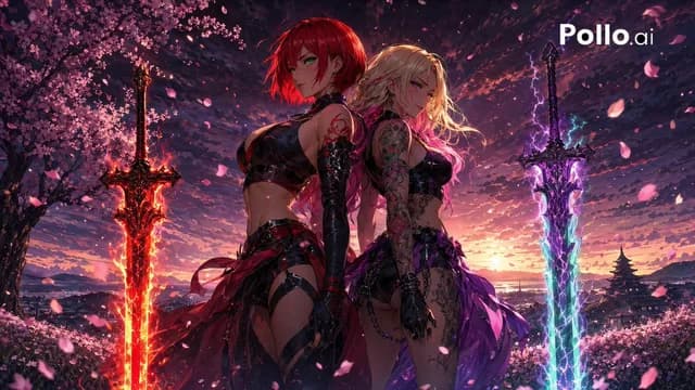 Back-to-Back Sirens in Sakura Dusk preview image 1