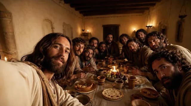 Cinematic Last Supper Scene preview image 1