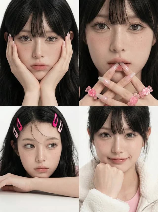 2x2 Beauty Portrait Collage preview image 1