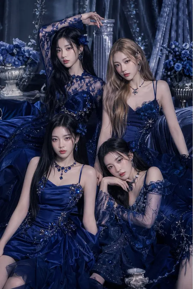 Blue Couture Group Portrait preview image 1